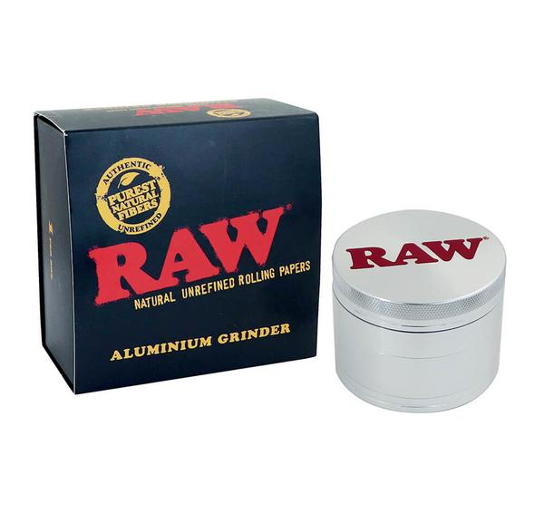 RAW Original Aluminium Grinder 4 parts - 56mm + Giftbox