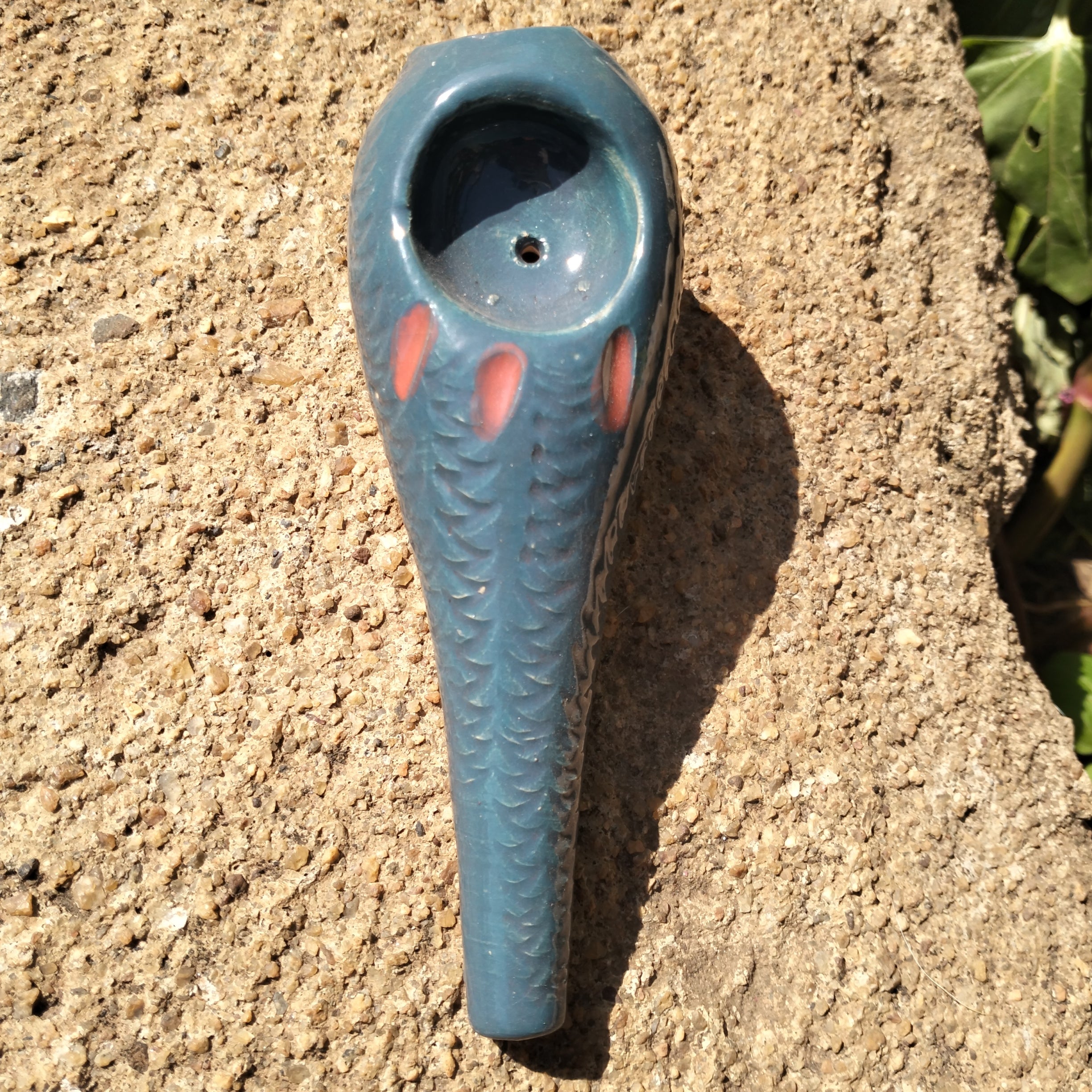 Kenyan made ceramic pipe Large