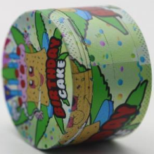 60 mm Strains of Green Zinc Alloy 4-part Grinder