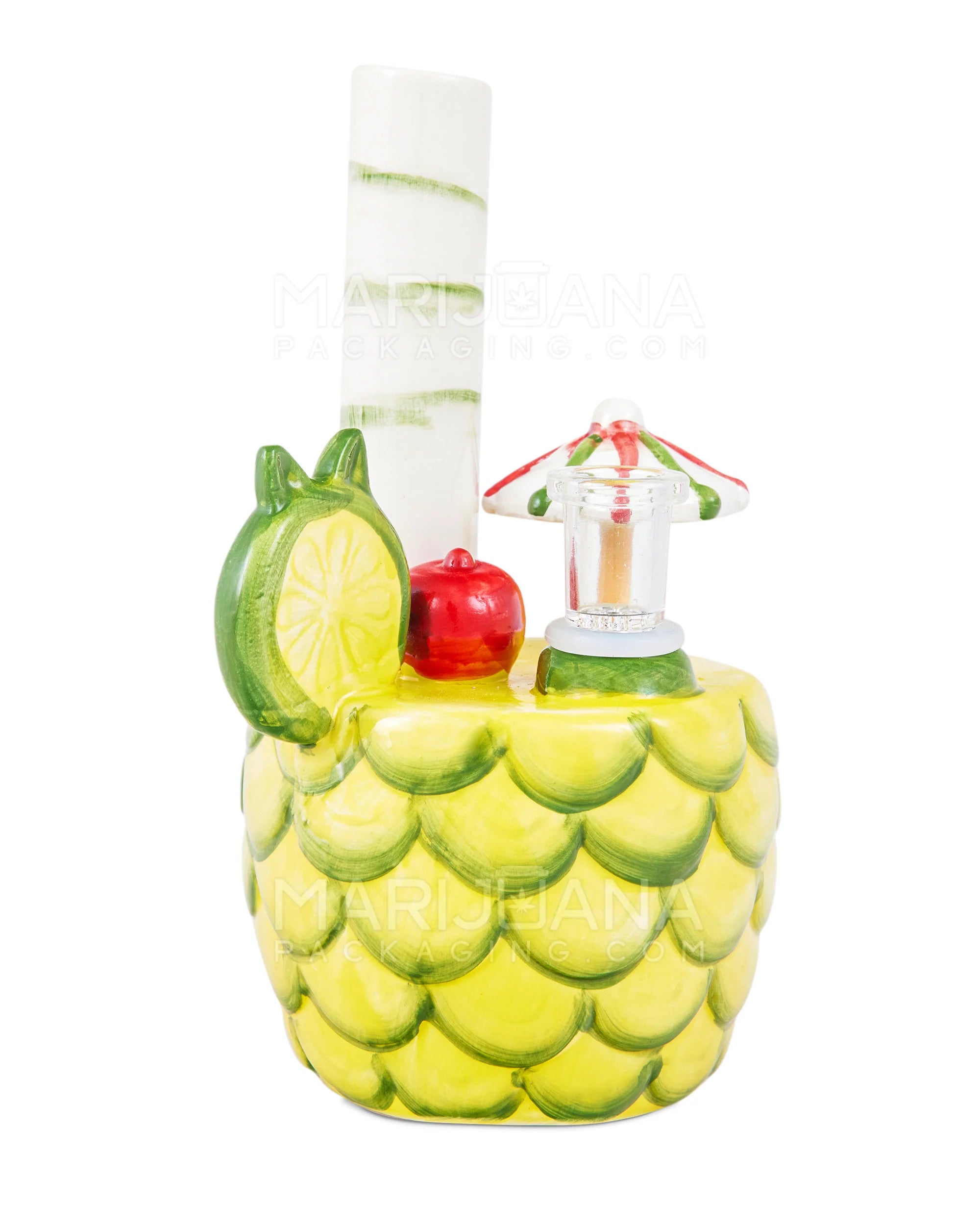 Piña Colada Clay Ceramic Bong 14 cm
