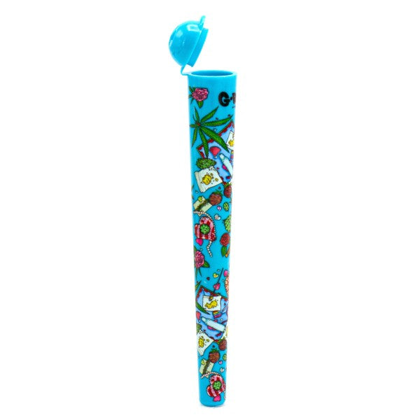 G-Tube | Amsterdam Picnic Cone Holder Blue/Candy Pink/ Pink/ Yellow