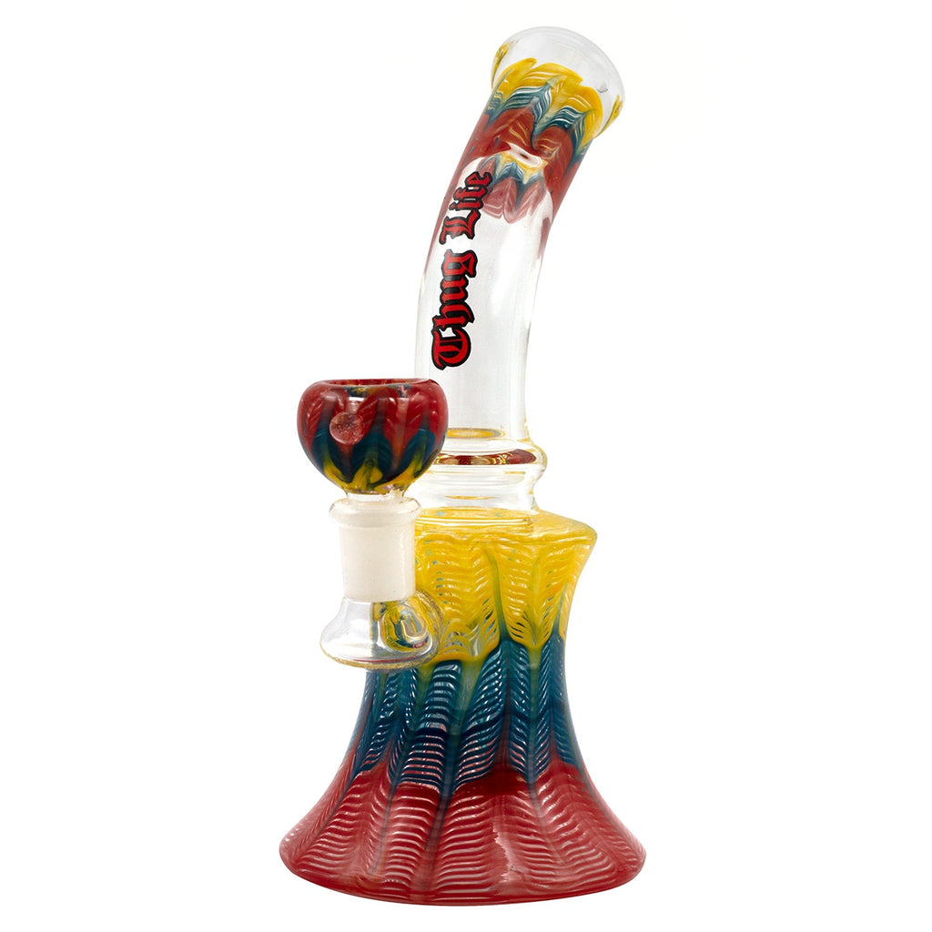Thug Life | Bent Neck Series Bubbler