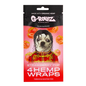 G-Rollz | 4x 'Strawberry Pops' Hemp Wraps