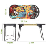 Large Metal Rolling Tray Cone Loader & Filler w/Foldable Stand Fire Eye