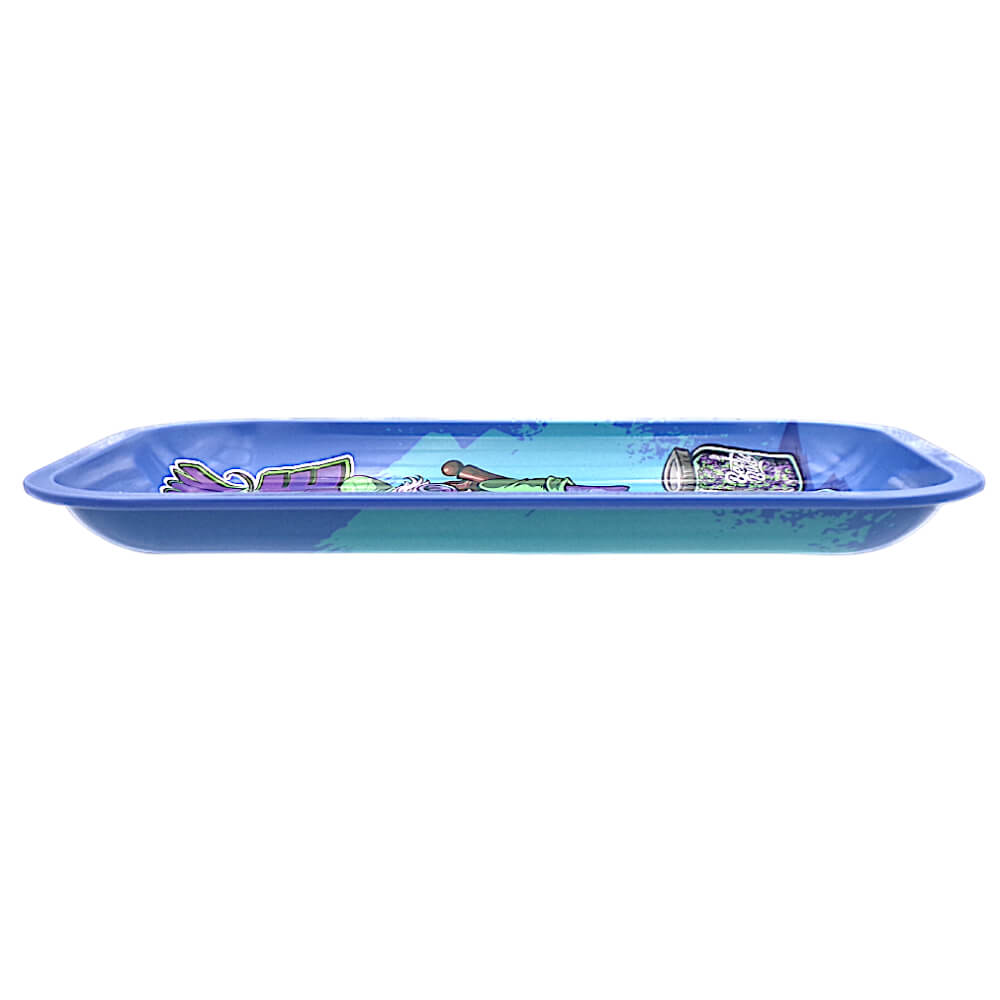 Best Buds Grand Daddy Purple Metal Rolling Tray Medium 17.6 x 27.5 cm