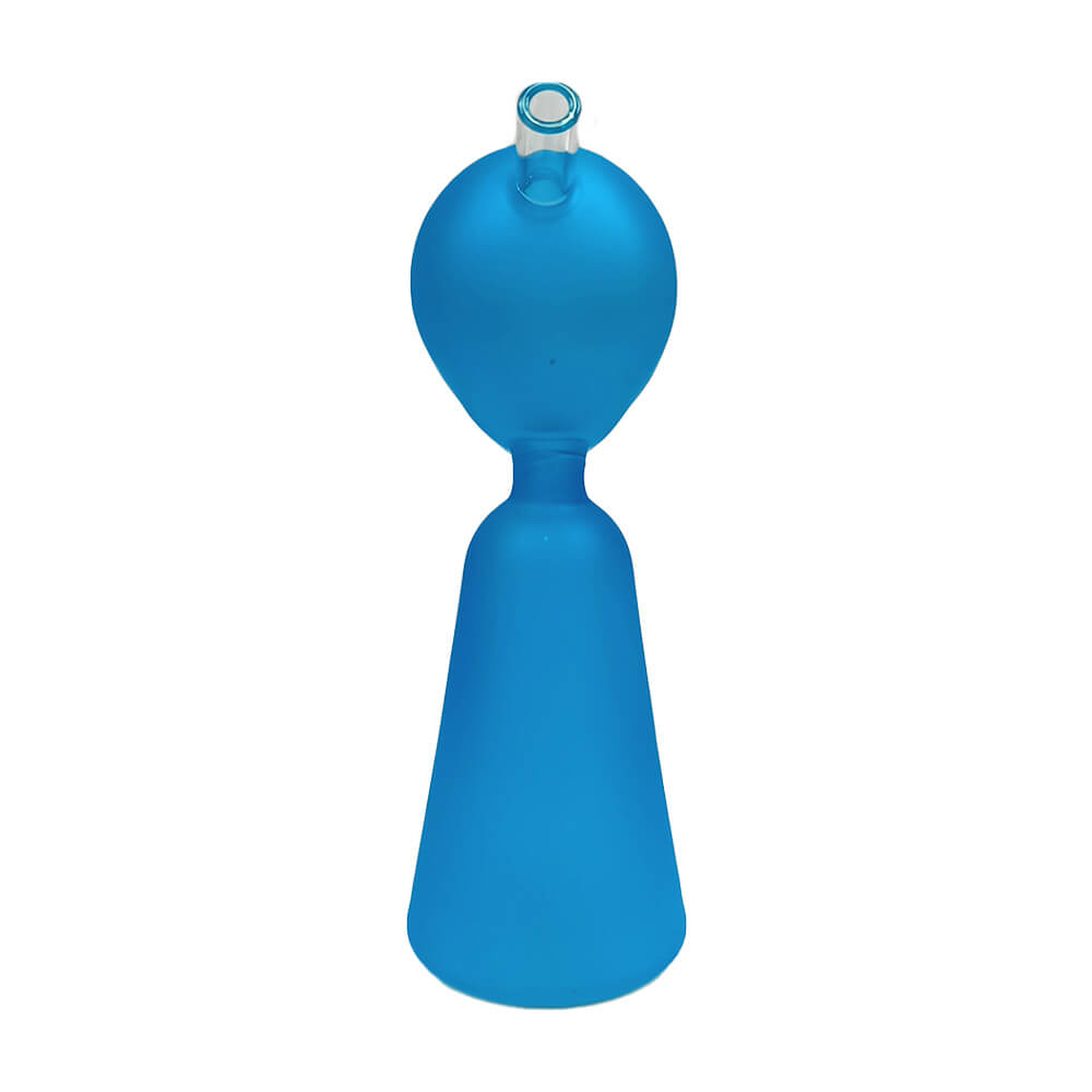 Alien Figure Blue Bong Thick Glass 17cm