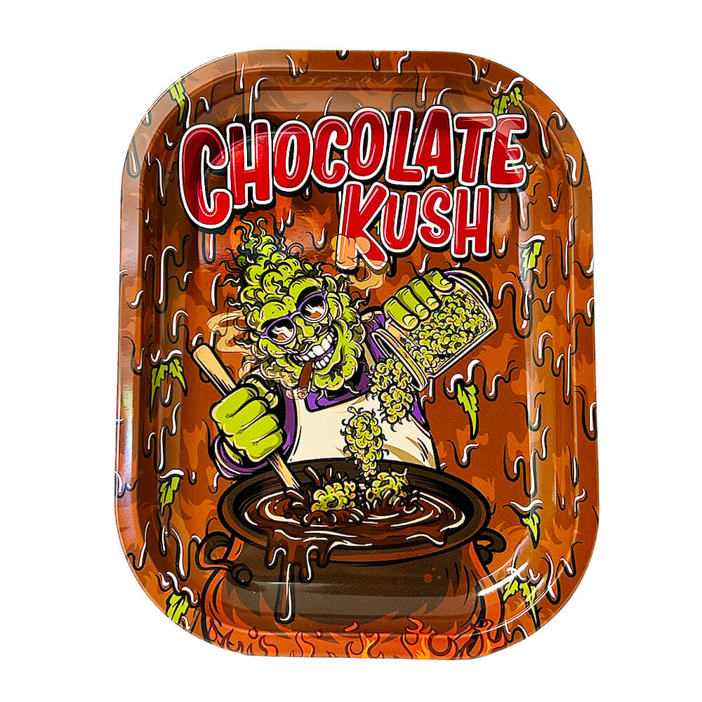 Best Buds Chocolate Kush Rolling Tray Small 18×14 cm