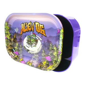 Best Buds Rolling Tray with Storage Box Sunset Sherbert