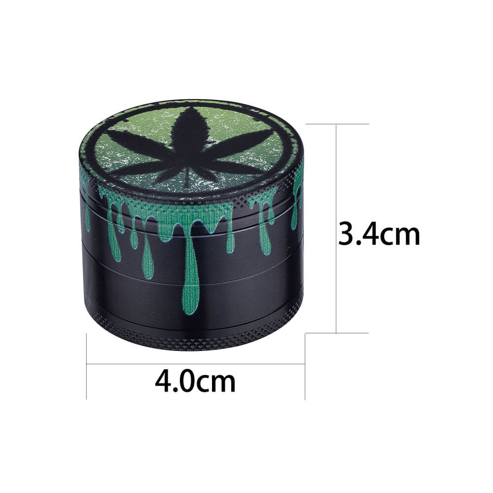Champ High Dripping Leaf Paint Small Metal Grinder 4 Parts – 40mm