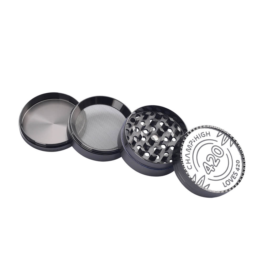 Champ High Mirror Metal Grinder 4-Parts