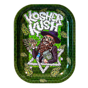 Best Buds Kosher Kush Rolling Tray Small 14x18cm