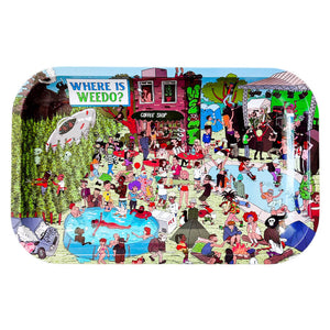 Best Buds Where Is Weedo? Rolling Tray Medium 17×28 cm