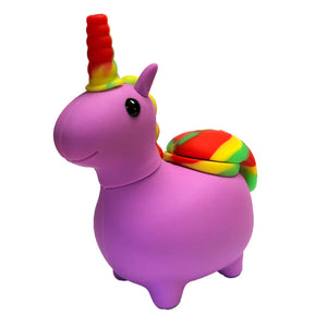 Purple Unicorn Silicone Pipe 12cm - Black Sheep