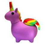 Purple Unicorn Silicone Pipe 12cm - Black Sheep