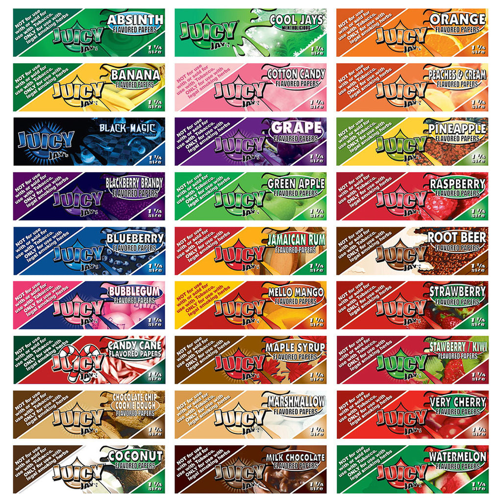 Juicy Jay's Flavoured 1.1/4 Hemp Rolling Papers