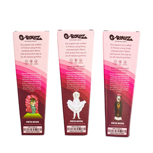 G-ROLLZ | Pets Rock - Lightly Dyed Pink - 6 '1¼' Cones