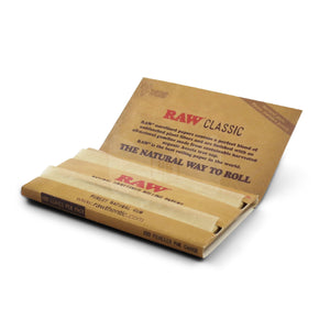 RAW Classic Single Wide Double Window Rolling Papers