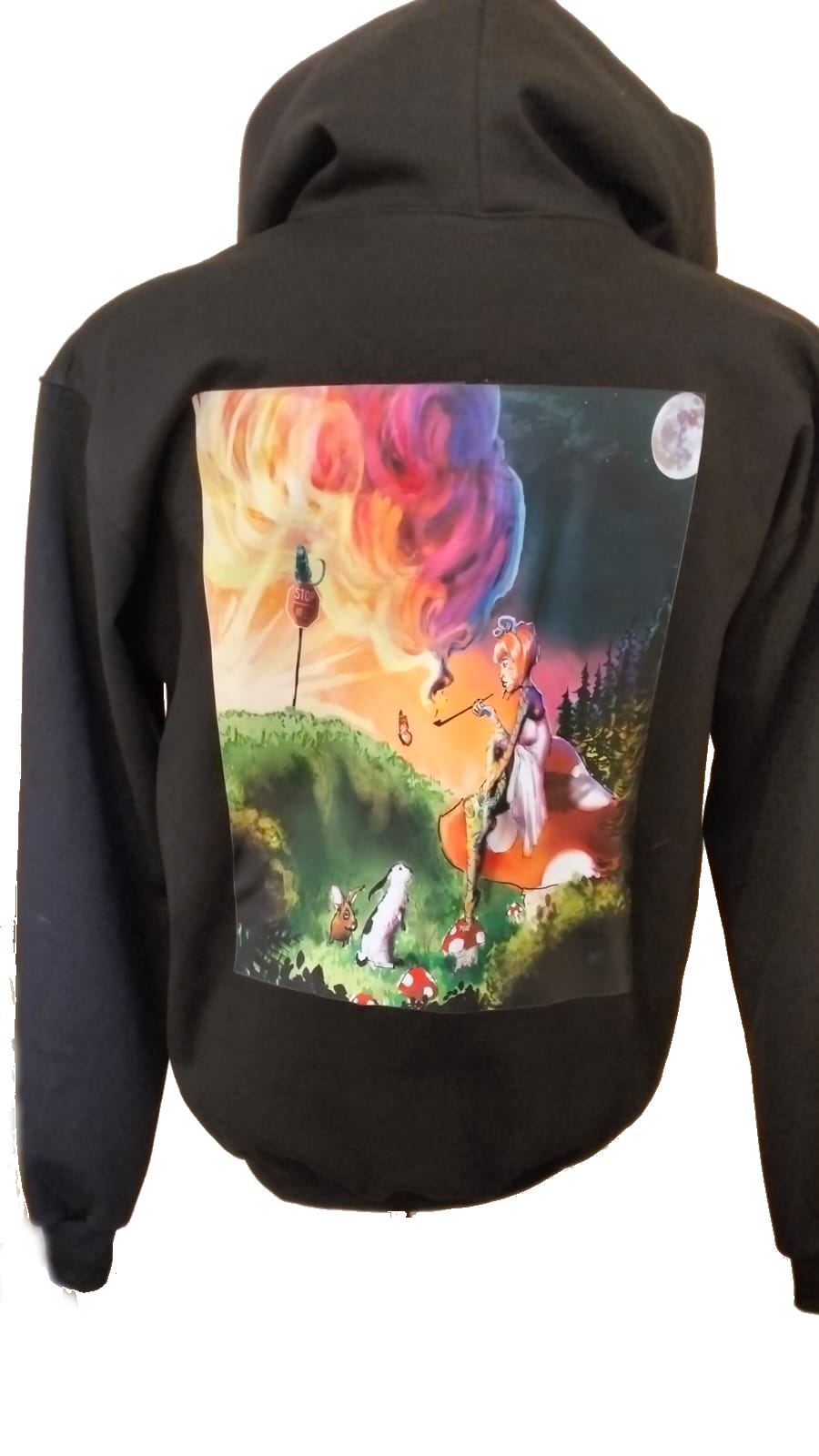 Puffing Catterpillar Adidas Fabric Hoodie