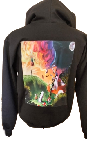Puffing Catterpillar Adidas Fabric Hoodie