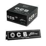 OCB Slim Premium Black King Size Rolling Papers