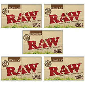 RAW Organic Single Wide Rolling Papers