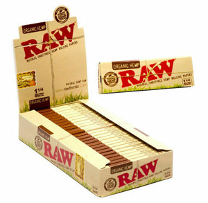 RAW Organic Hemp 1.1/4 Rolling Papers