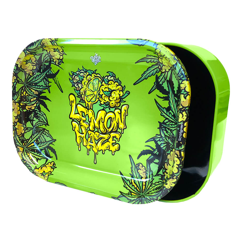 Best Buds Rolling Tray with Storage Box Lemon Haze
