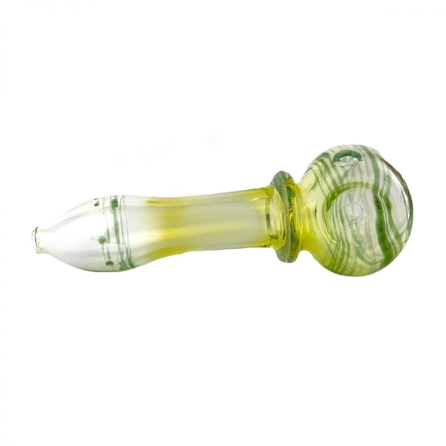 Green Frames Glass Pipe