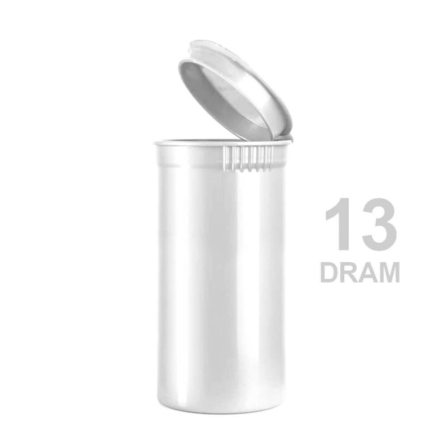 Pop Top Black Plastic Container Small 35 mm