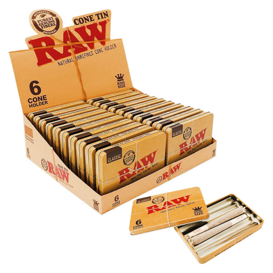 RAW 6 Cone Tin Holder